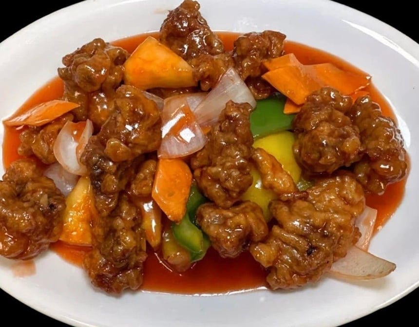 127. Sweet and Sour Chicken.