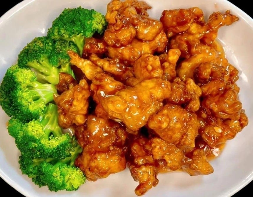 128. Orange Chicken.
