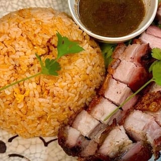 52. Roasted Pork on Fried Rice