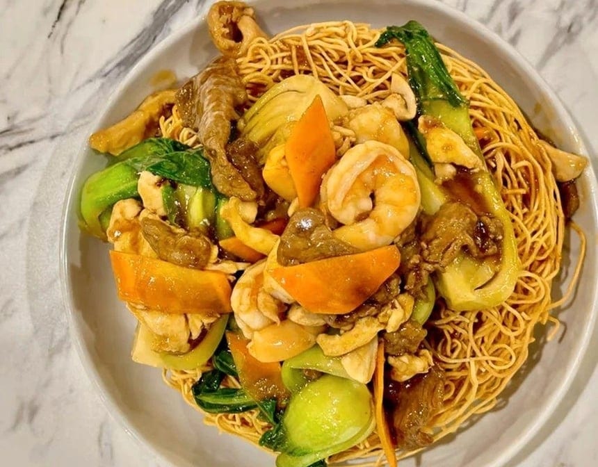 72. Combination Crispy Noodle.