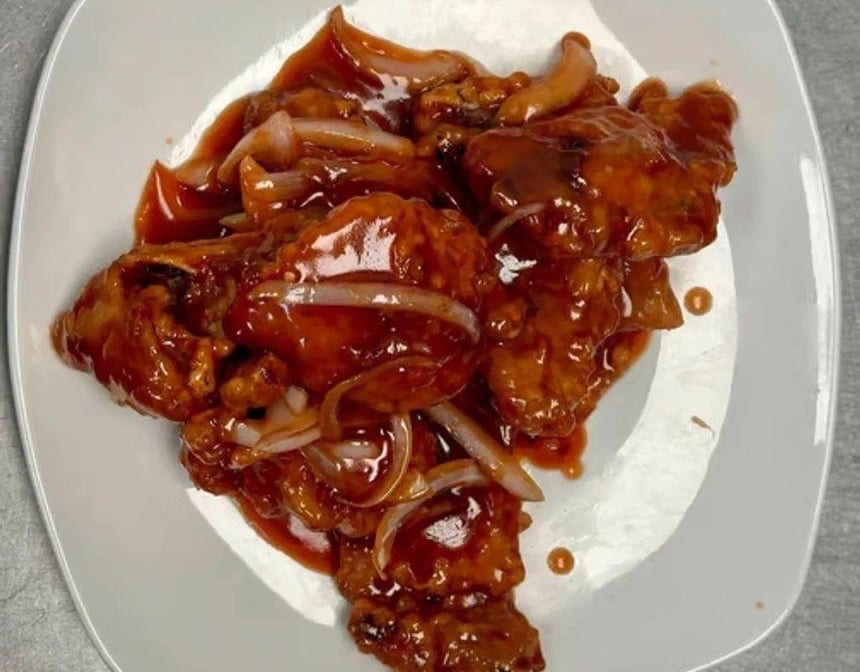 112. Peking Pork Chop.