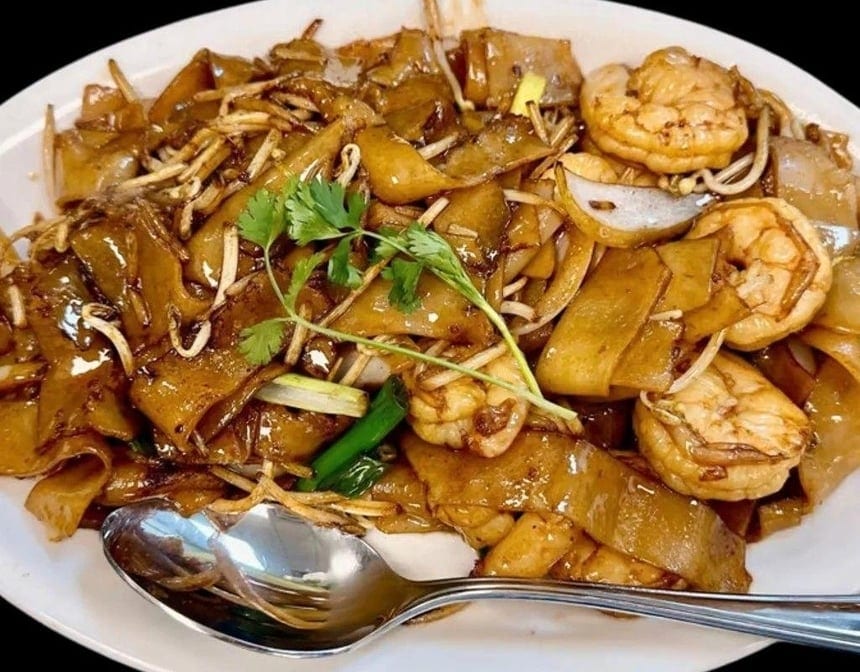 93. Shrimp Flat Noodle.