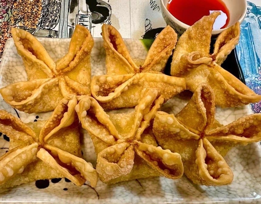 14. Crab Rangoon.