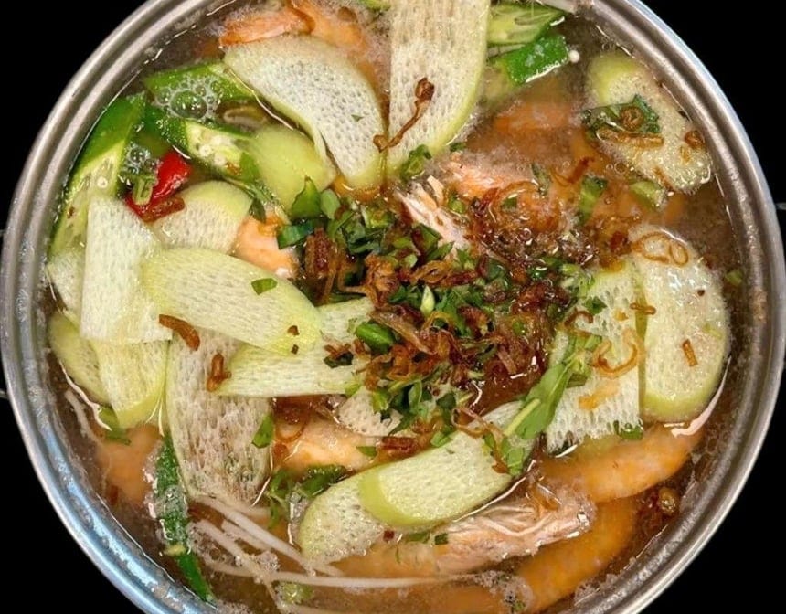 61. Sweet and Sour Catfish Soup (w/ Steamed Rice).