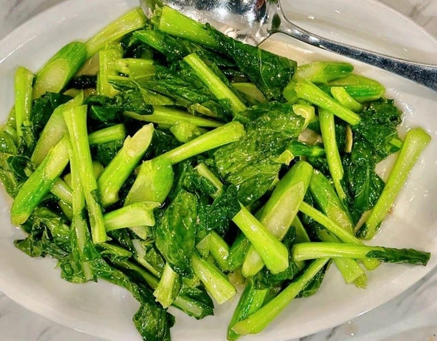 143. Chinese Broccoli with Garlic.