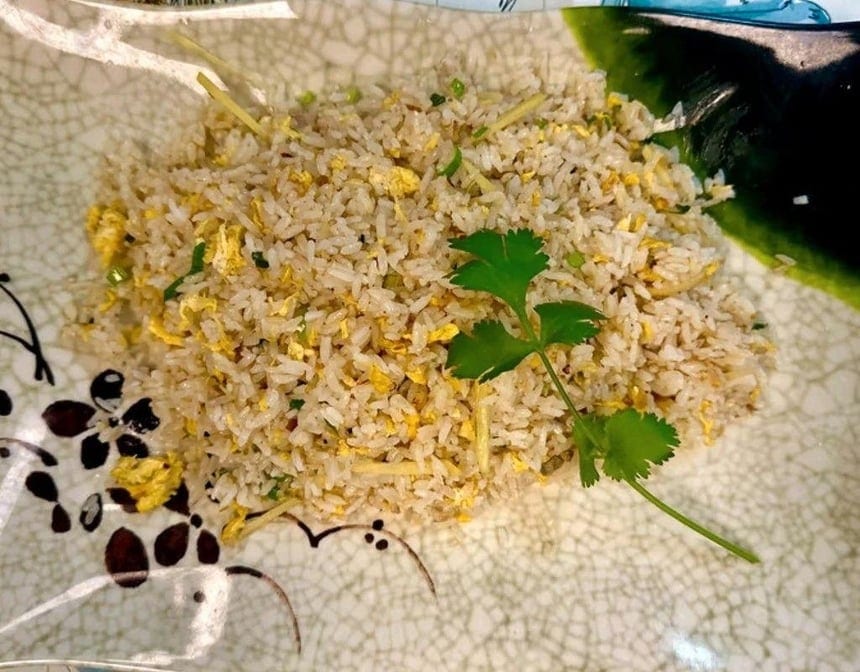49. Salty Fish and Chicken Fried Rice.