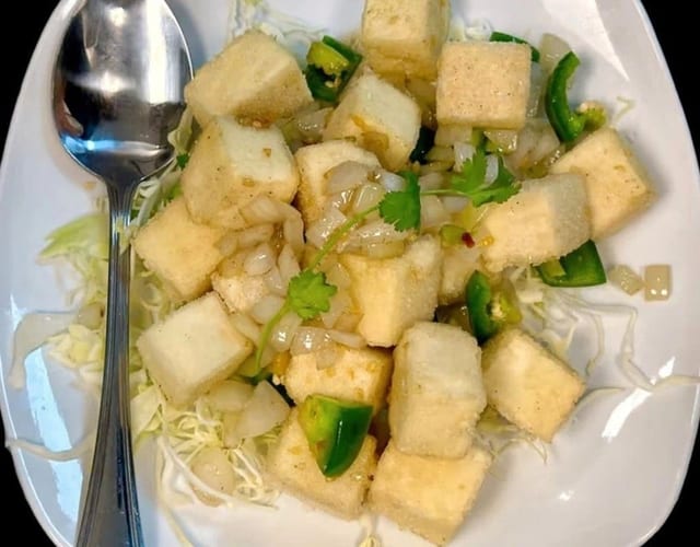 141. Crispy Tofu with Salt & Pepper.