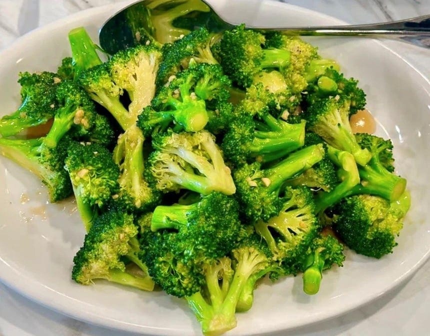 144. Broccoli with Garlic.