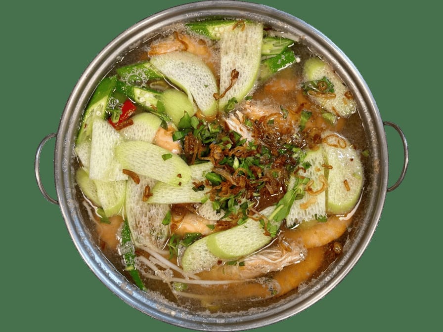 60. Sweet and Sour Shrimp Soup.