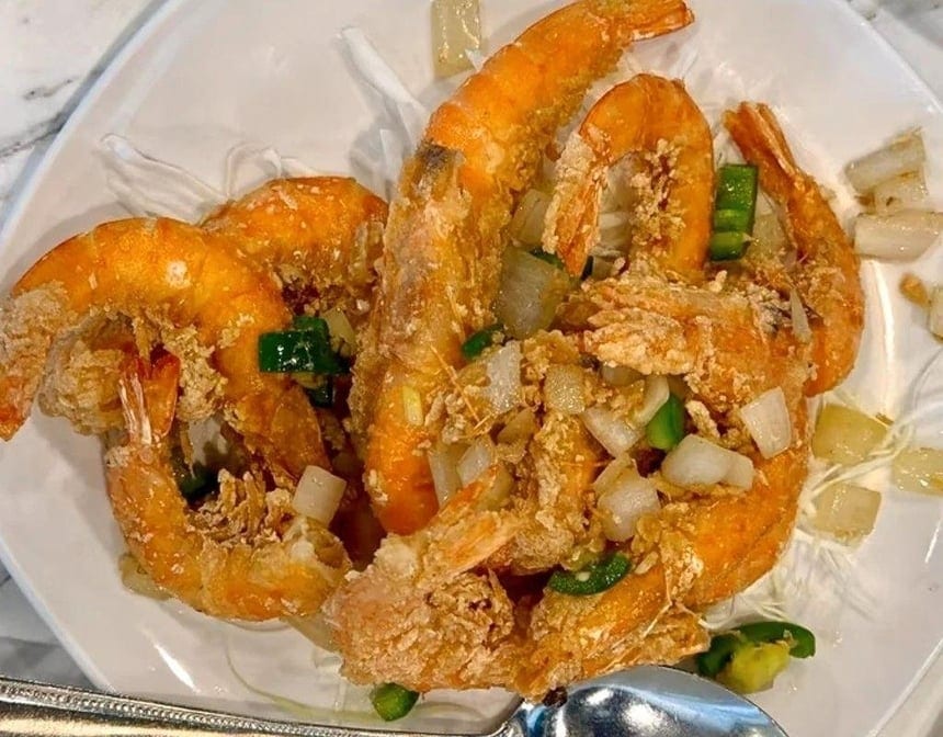 137. Salt and Pepper Shrimp.